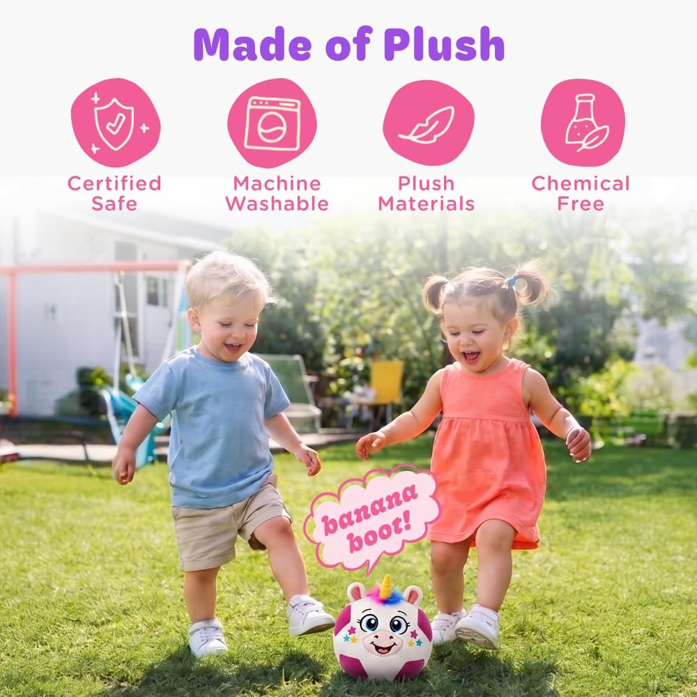 Move2Play, Hilariously Interactive Toy with Music & Animal Ball – Unicorn