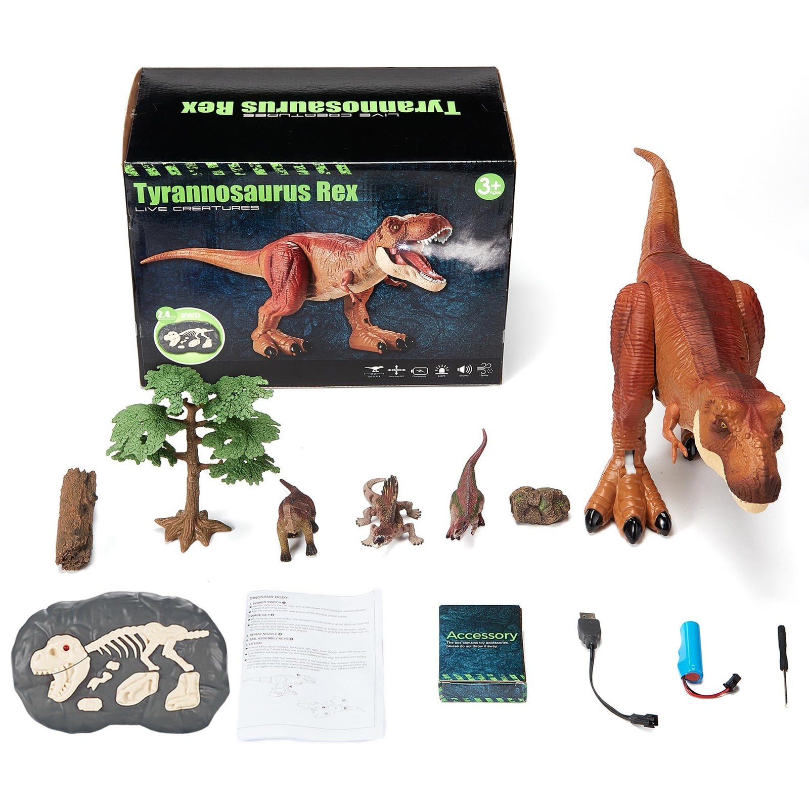 21inches Large Remote Control Dinosaur Toys for Boys Girls 3-10 Years Old RC …