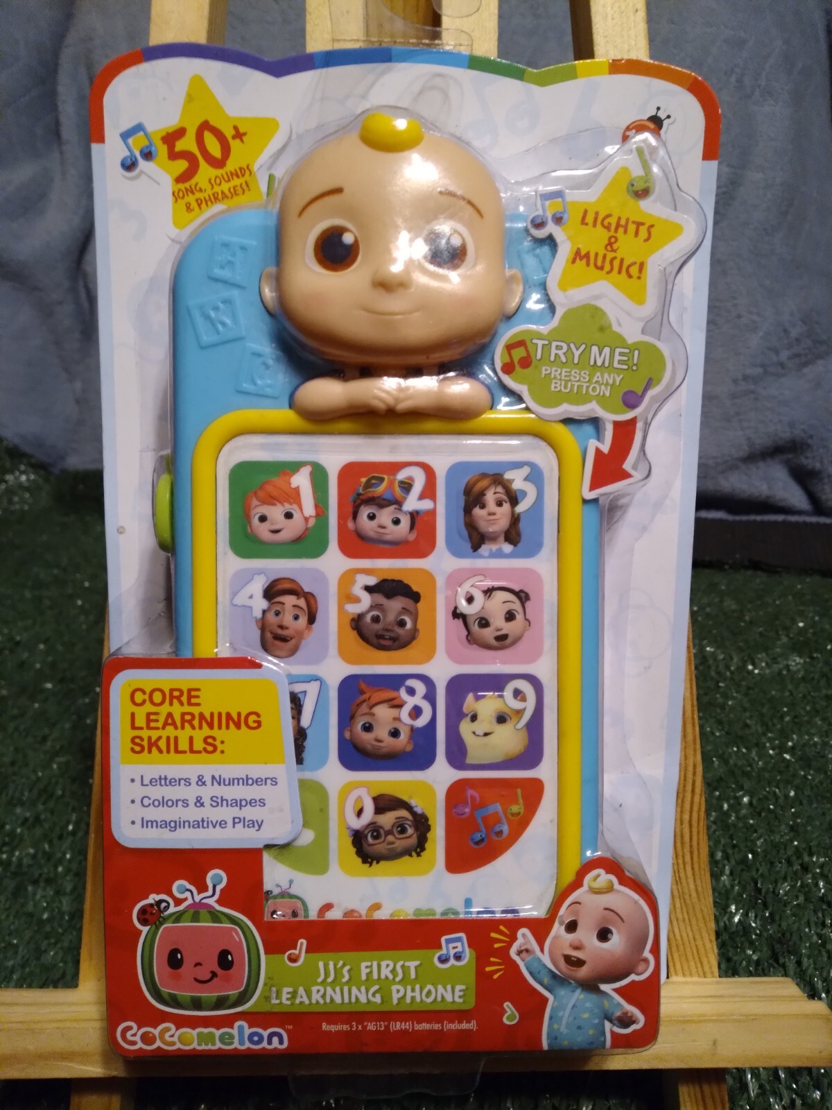 NEW COCOMELON JJ’s FIRST LEARNING PHONE 👶 LIGHTS & MUSIC ABC 123s COLORS SHAPES