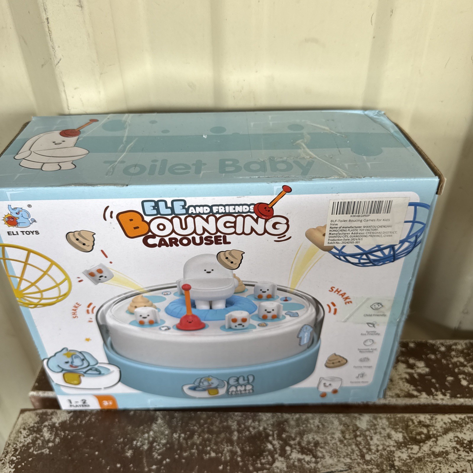 Toddlers Fishing Toys Eli And Friends Bouncing Carousel-Brand New-US Seller