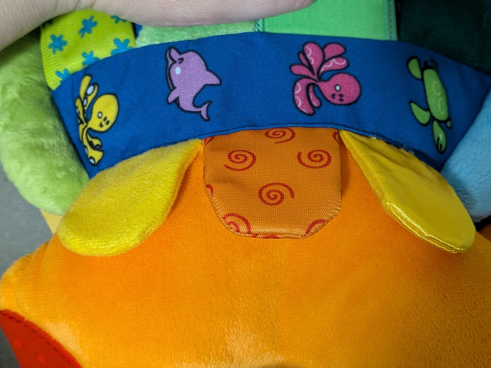 Melissa & Doug K’s Kids FLIP FISH Plush Baby Sensory Learning Crinkle Toy