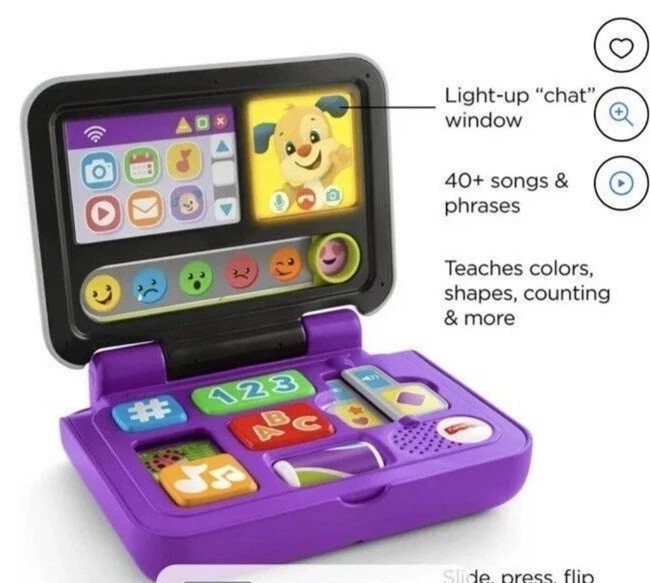Fisher Price Laugh And Learn Click And Learn Laptop Fisher Price 6-36mos