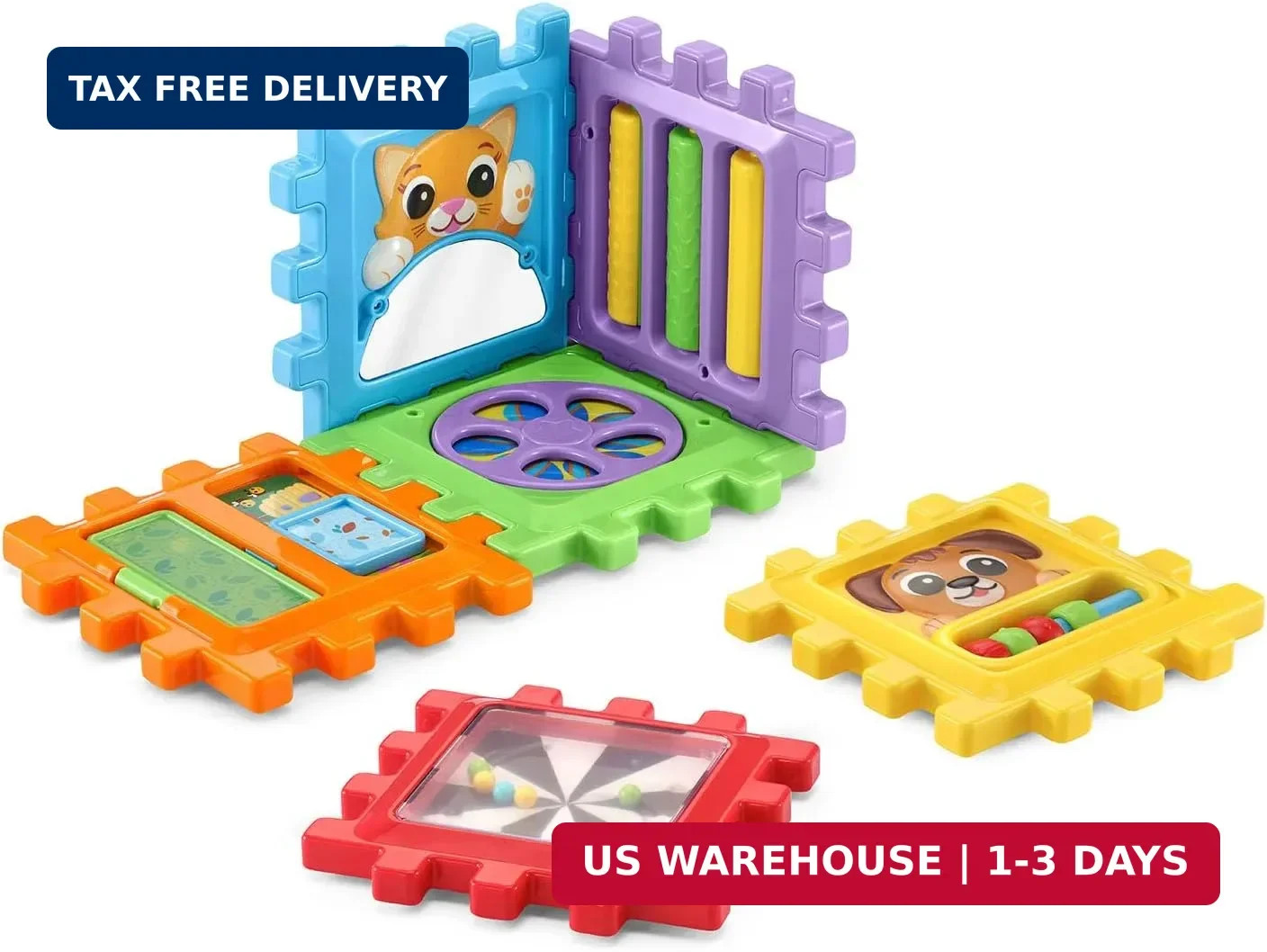 LeapFrog 6-in1 Snap and Learn Busy Cube Motor Skills Baby Toy
