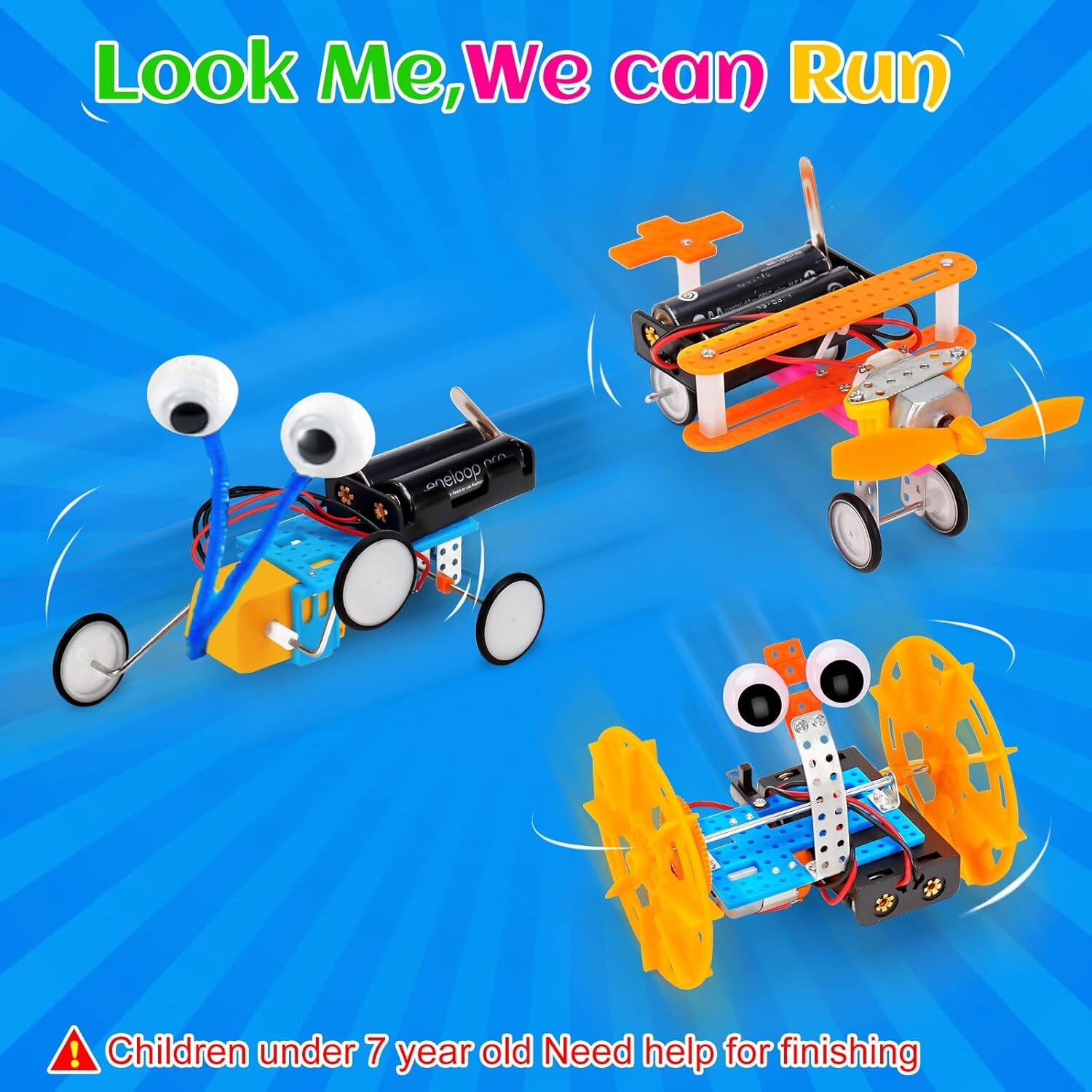 Kit de robótica STEM, 6 juegos de experimentos científicos actividades proyectos