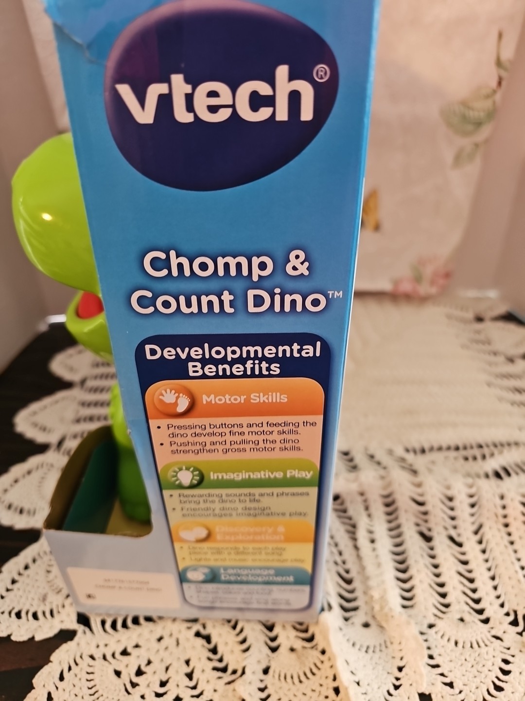 VTech Chomp and Count Dino 12 – 36 Months Colors Counting New In Box
