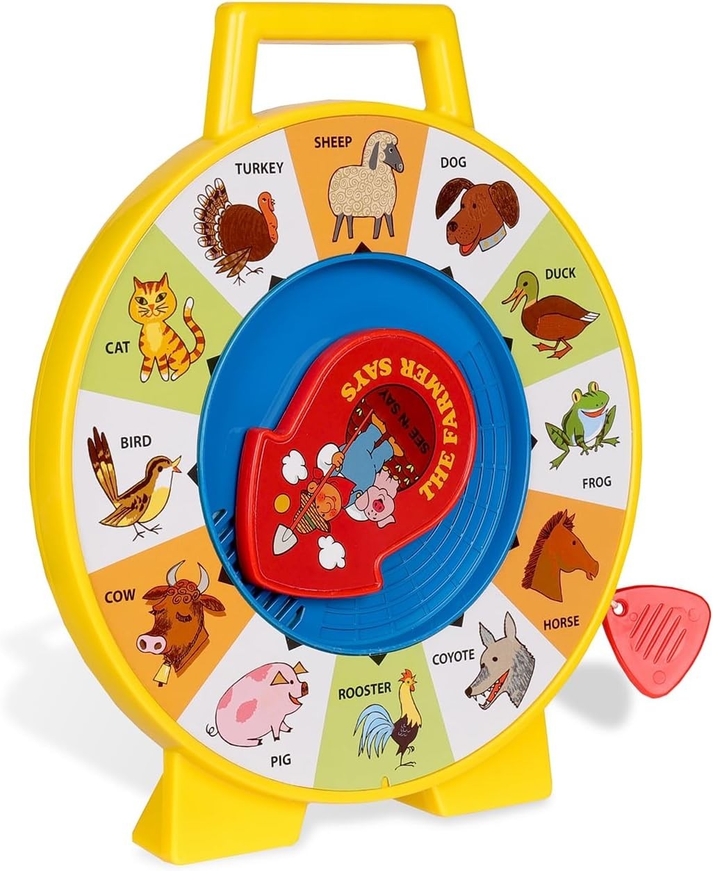 Fisher Price Classics – Farmer Says See ‘N Say – Vintage Learning Toy, Sounds an