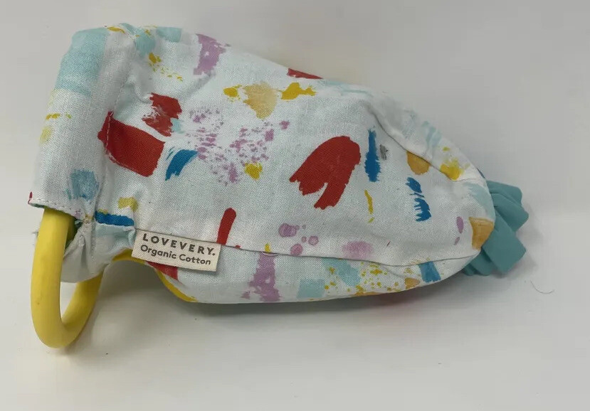LOVEVERY THINKER PLAY KIT MONTHS 11-12 ORGANIC COTTON SENSORY POUCH MONTESSORI
