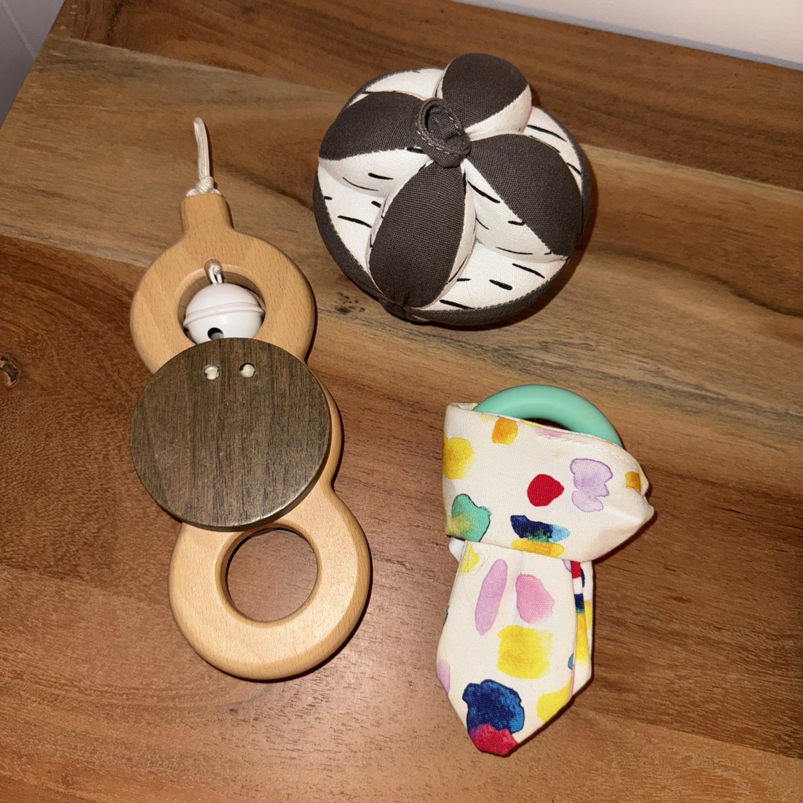 Lovevery Play Gym Replacement Toy Lot Rattle Clacker Ball Teether Teething Ring