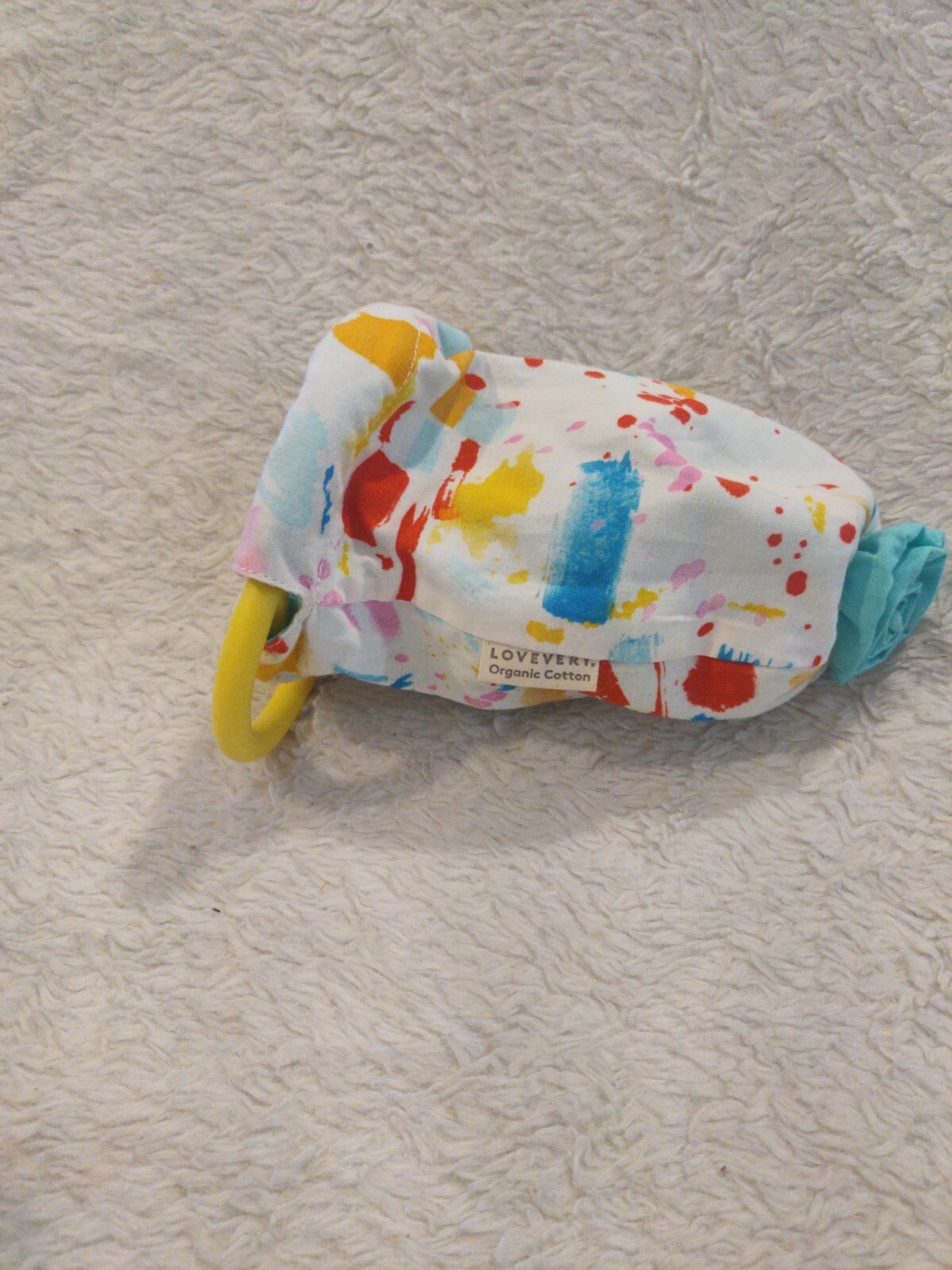LOVEVERY THINKER PLAY KIT MONTHS 11-12 ORGANIC COTTON SENSORY POUCH MONTESSORI