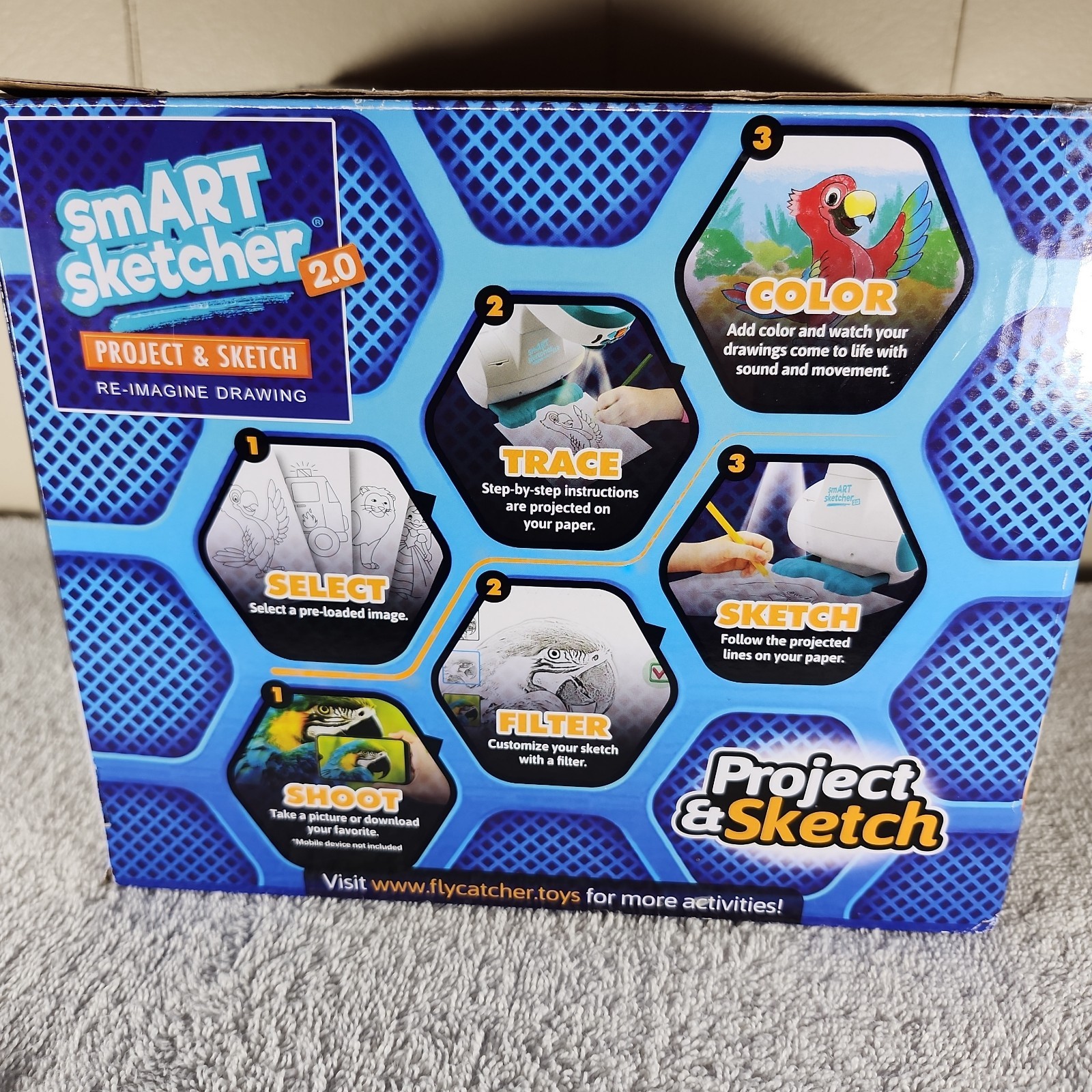 smART Sketcher 2.0 Project & Sketch W/ 1 Cartridge & USB Cable STEAM Learning