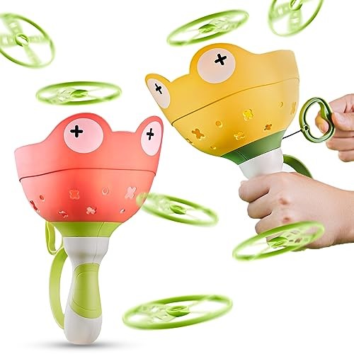 Pamexin Outside Toys for Kids Ages 4-8 – Manual Capture Catching – Red+Yellow