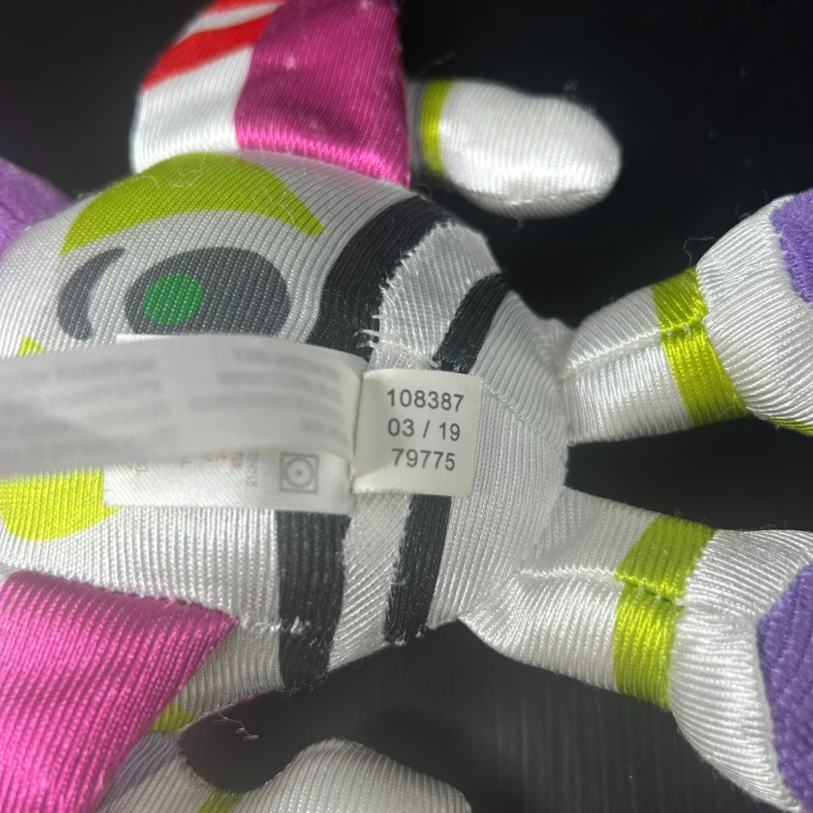 Disney Baby Buzz Lightyear Toy Story Plush Stuffed Animal Crinkle Wings 8”