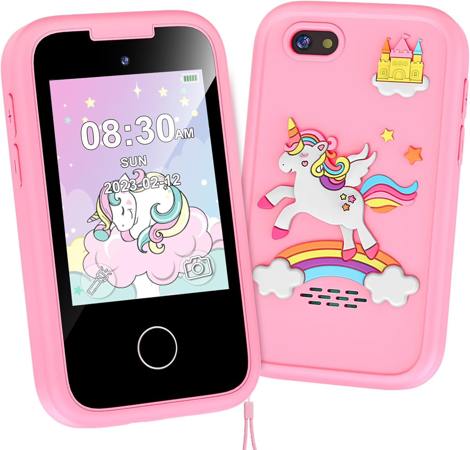 Kids Smart Phone for Girls, Christmas Birthday Gifts for Girls Age 3-10 Kids Toy