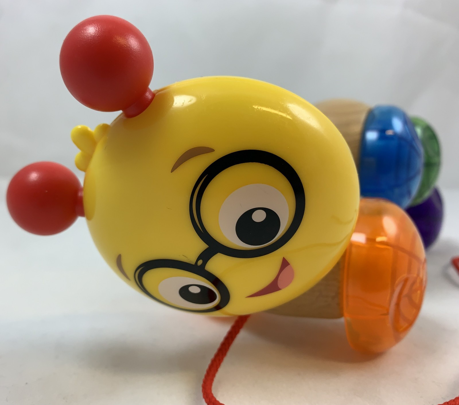 Hape Baby Einstein Inch Along Cal Pull Along Animal Bobble Caterpillar Wooden…