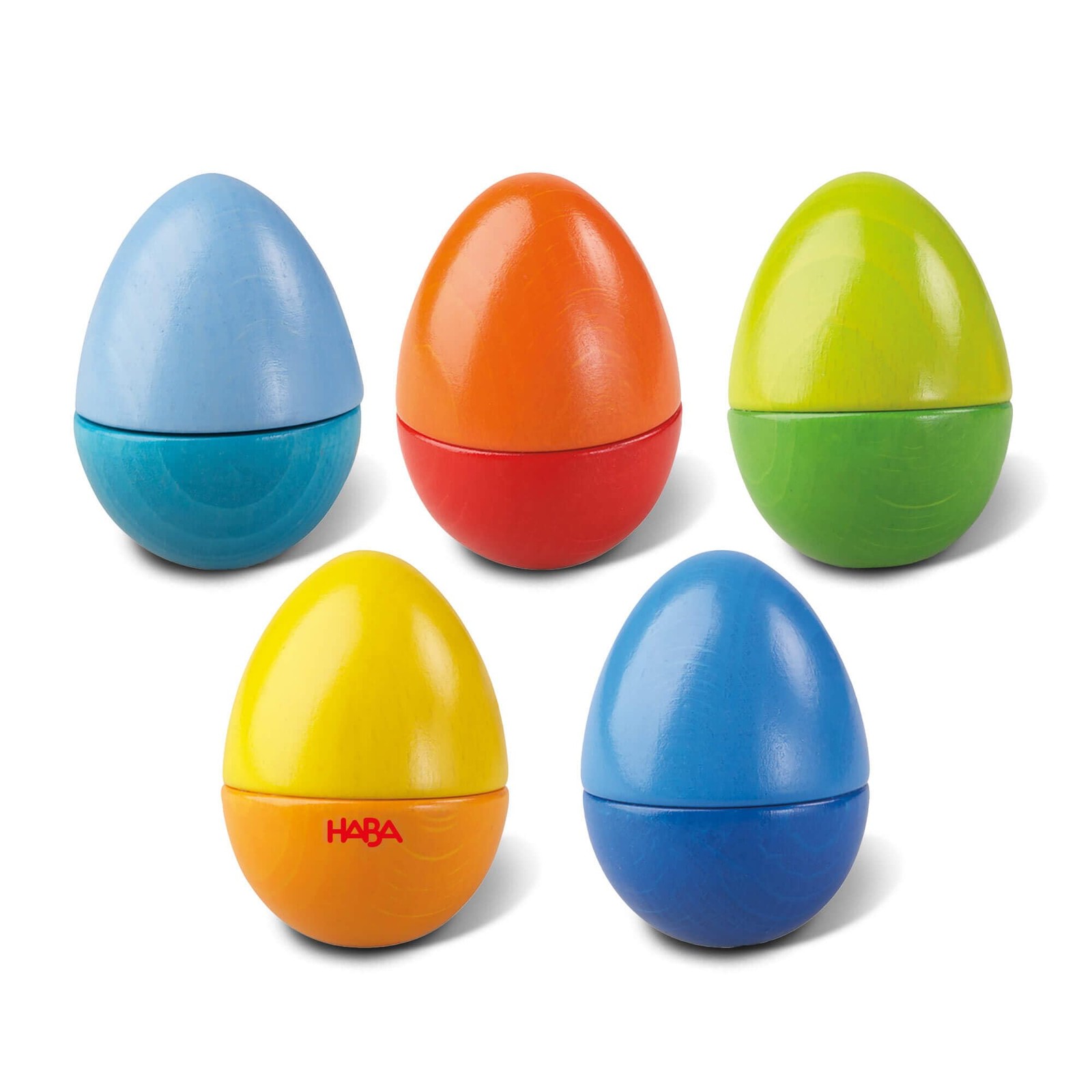 Fun with Sounds Wooden Eggs – 5 Acoustic Sounds, Made in Germany, Kids Musica…