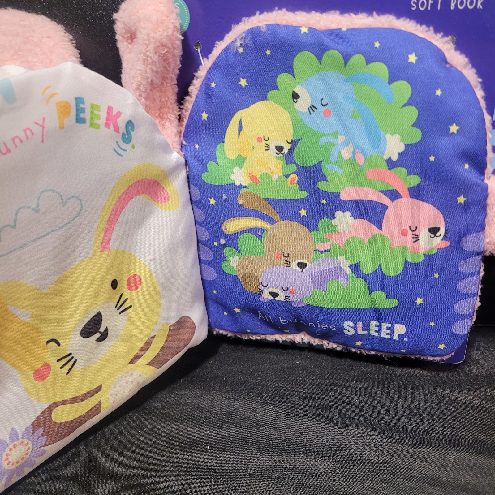 Sensory Snuggles Pink Bunny Soft Book Ages 0+