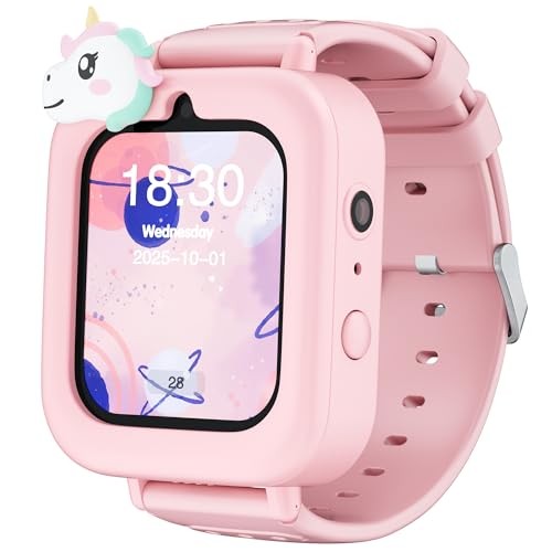 Smart Watch for Kids, Kids Smart Watches Girls, Digital Watch Preschool Pink