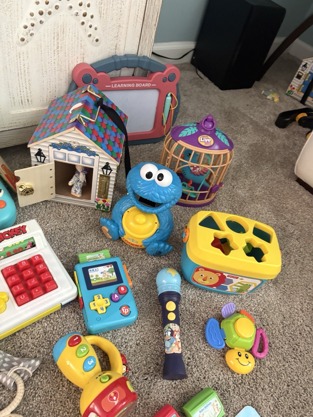 Huge Toddler Toy Lot Learning Toys Musical Piano LeapFrog Fisher Price VTech