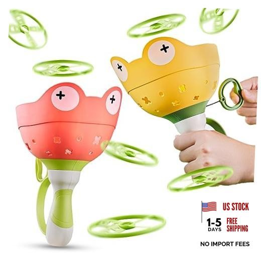 Pamexin Outside Toys for Kids Ages 4-8 – Manual Capture Catching – Red+Yellow