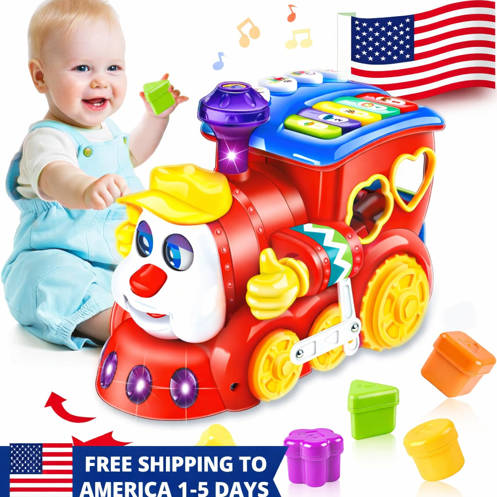 Baby Toys 12-18 Months Musical Train Kids Toys for 1 2 3 4+ Year Old Boys Girls