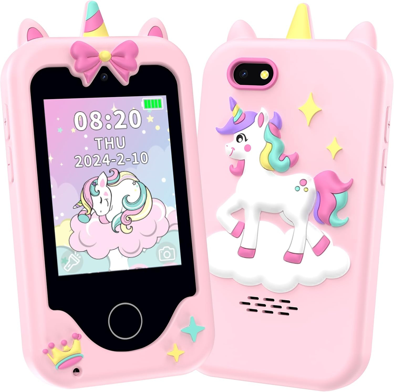 Kids Smart Phone for Girls, Christmas Birthday Gifts for Girls Age 3-10 Kids Toy