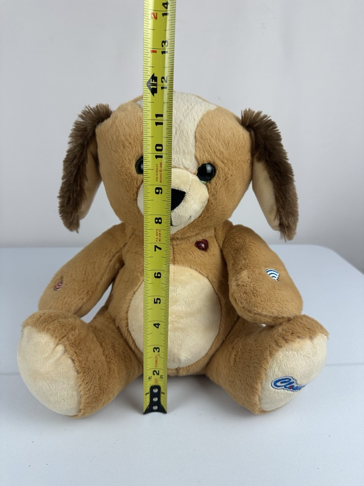 CloudPets Bluetooth Recording Messaging 12″ Beige Interactive Dog Plush Toy