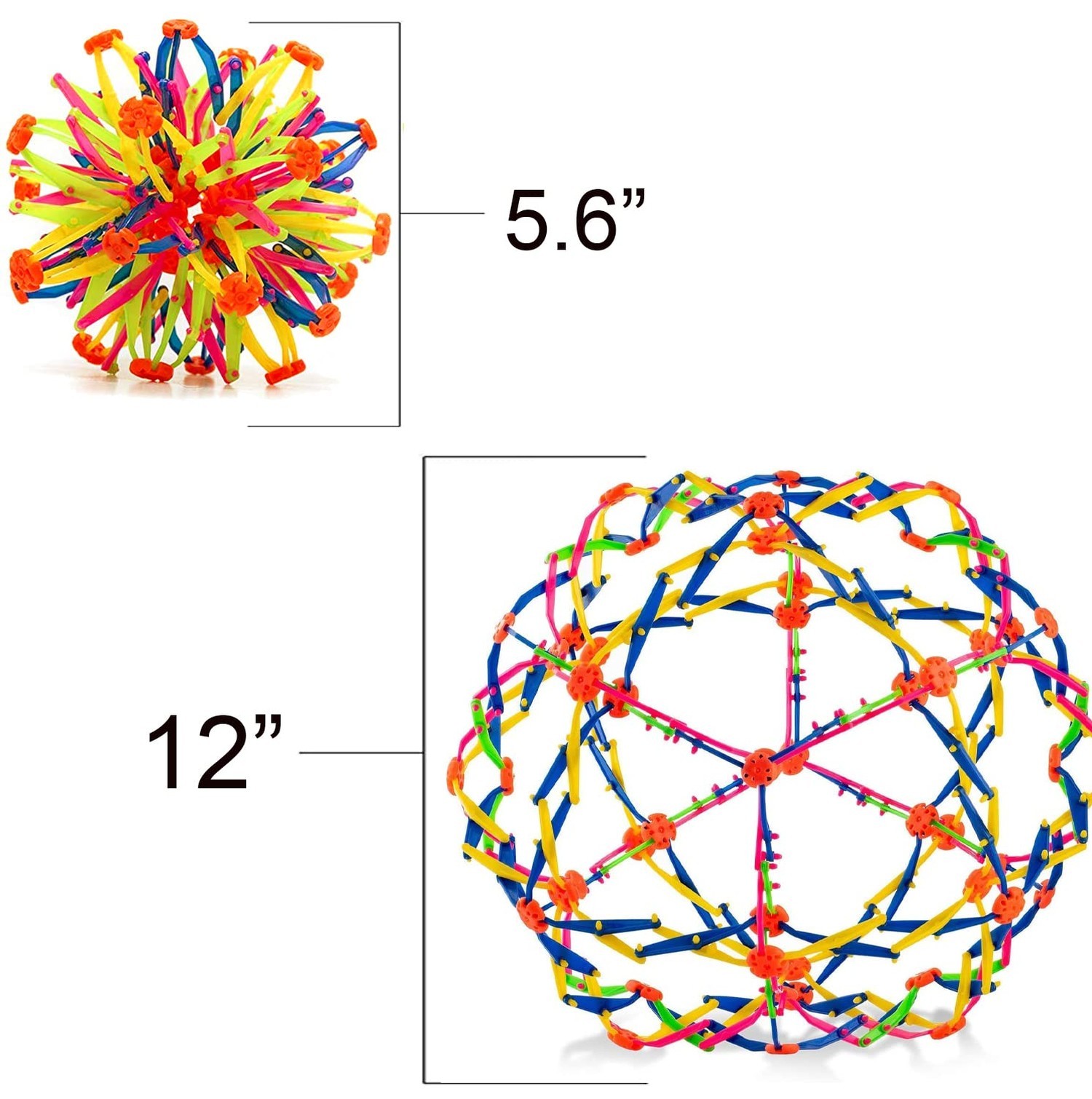 4E’s Novelty Expandable Breathing Ball Sphere – Breathing Visual, Fidget Toys…