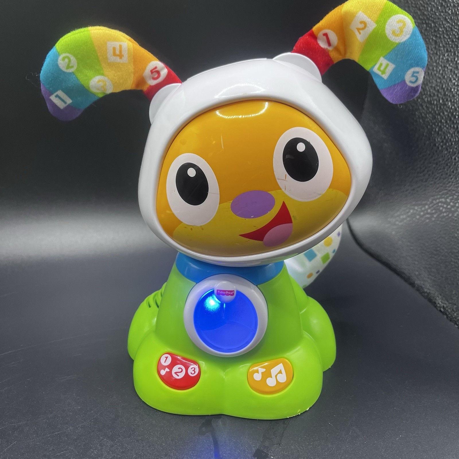 Fisher Price Bright Beats Dance & Move Green BeatBowWow Light Up Puppy Dog
