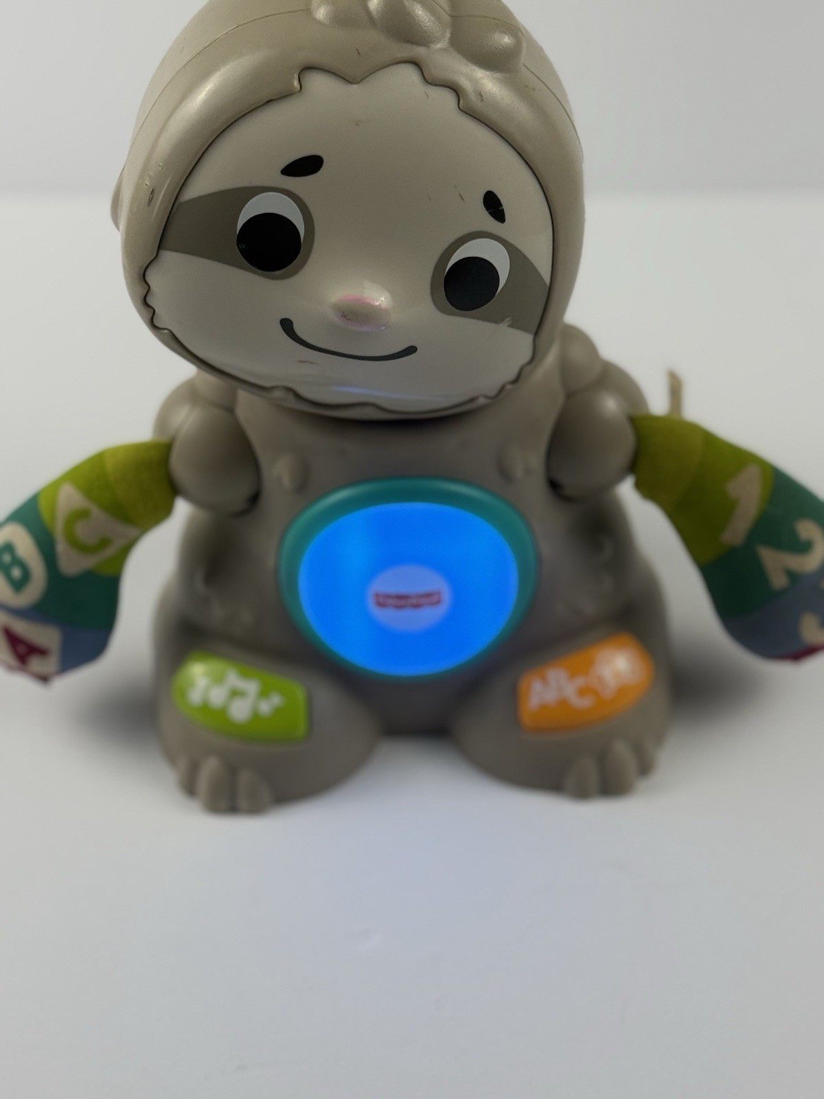 Fisher Price Linkimals SLOTH Smooth Moves Interactive Toy Music & Lights WORKS!