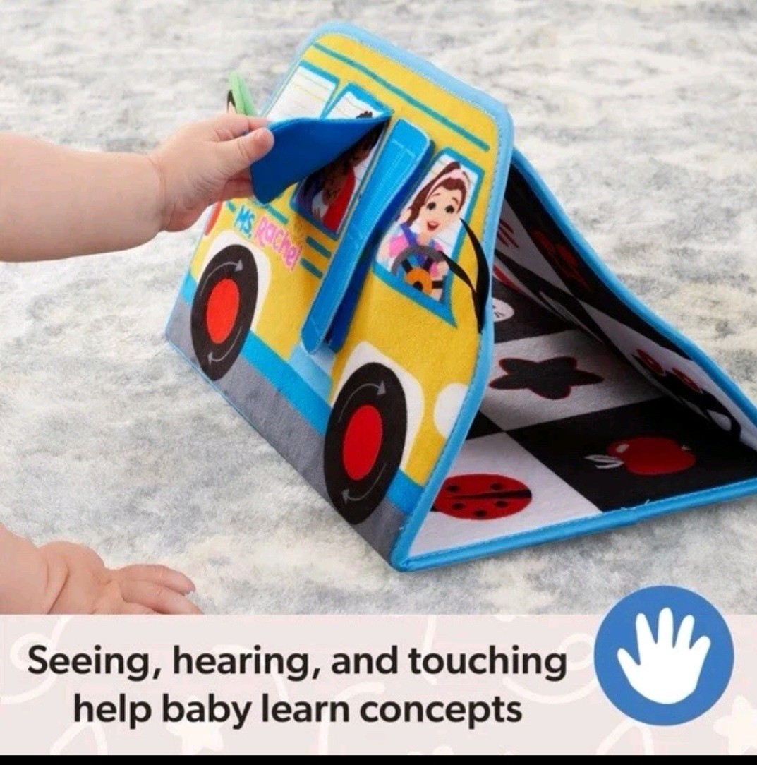 Ms. Rachel Tummy Time Activity Bus For Ages 3 Months to 1+ Years