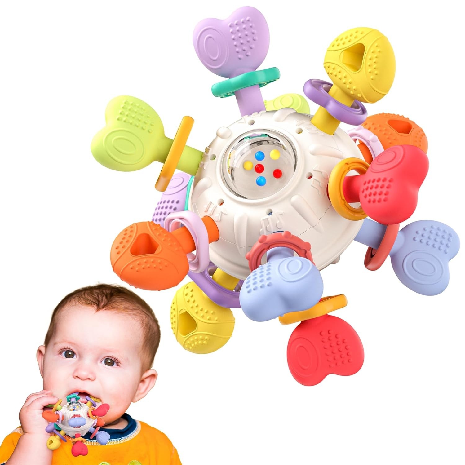 Juguetes para bebés de 3 a 6 meses Juguetes dentición para bebés de 0 a 6 meses
