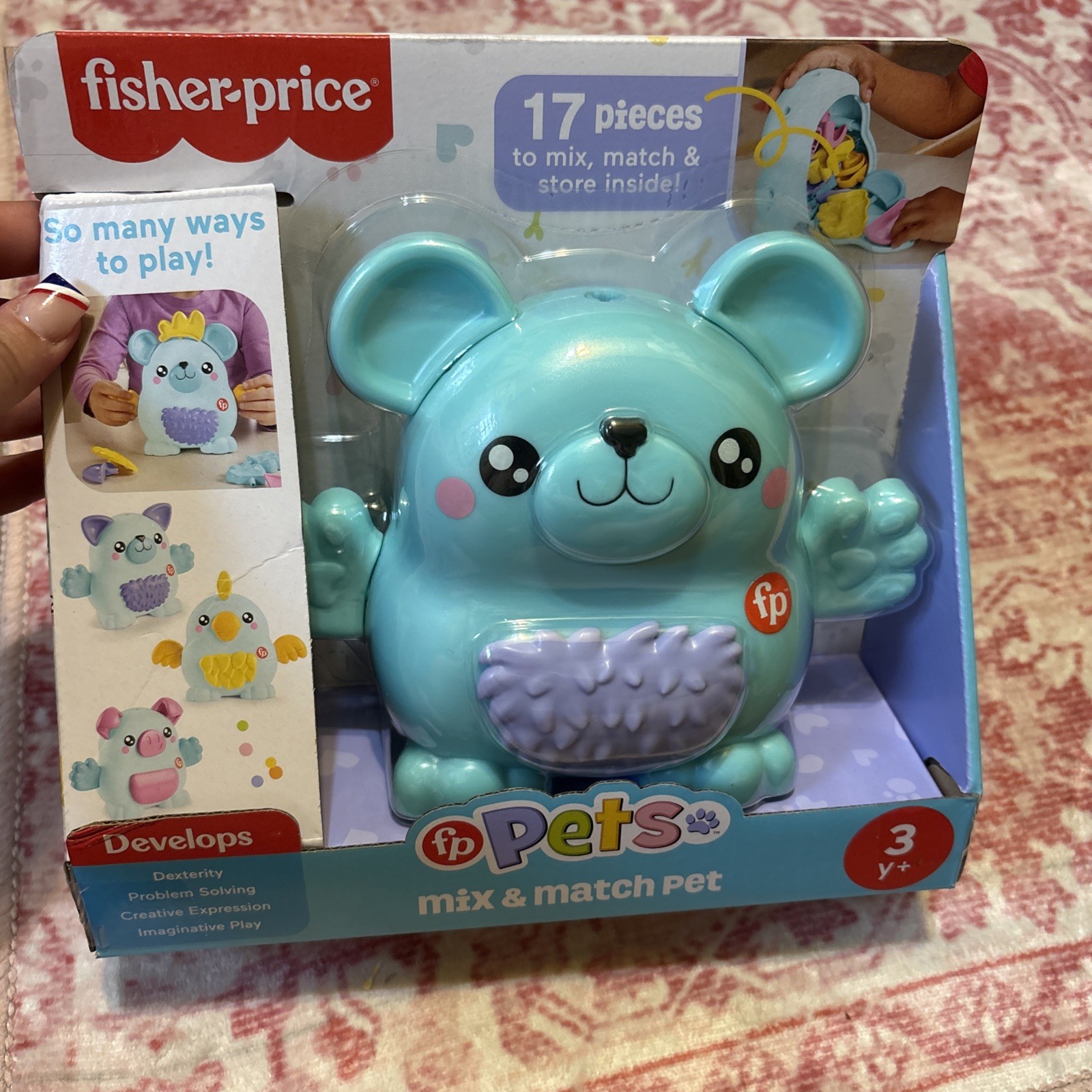 Fisher-Price FP Pets Mix & Match Pet Building Toy For Preschool Pretend Play