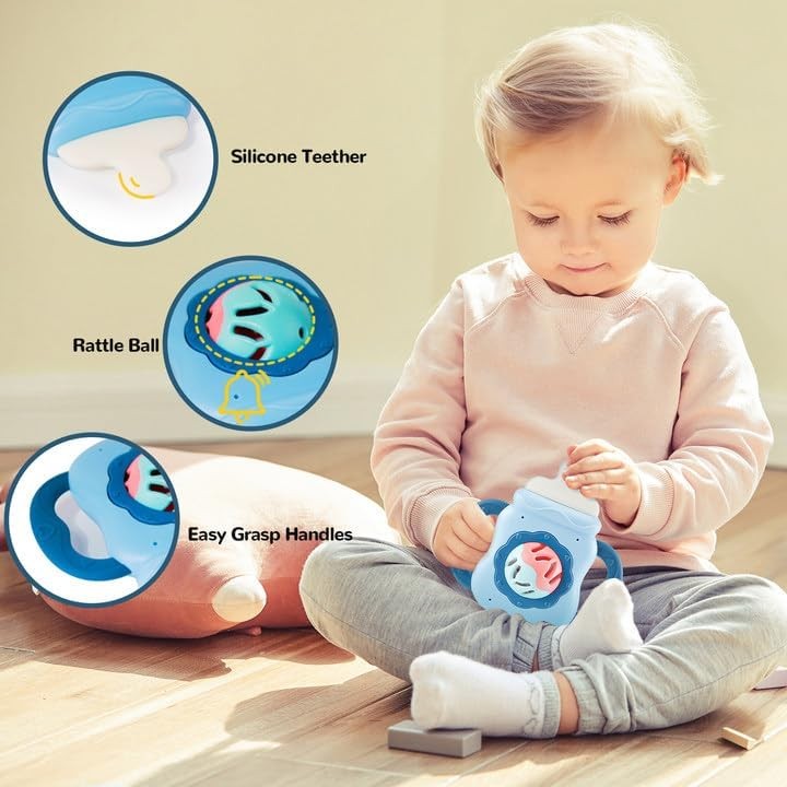 5 in 1 Baby Toys 6 to 12 to 18 Months, Montessori Toy for Babies 6-12 Months, Gi