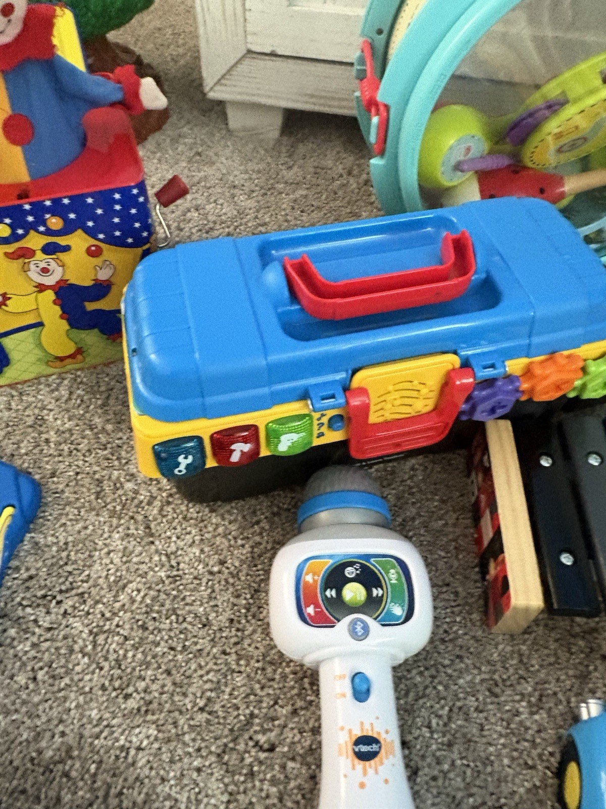 Huge Toddler Toy Lot Learning Toys Musical Piano LeapFrog Fisher Price VTech