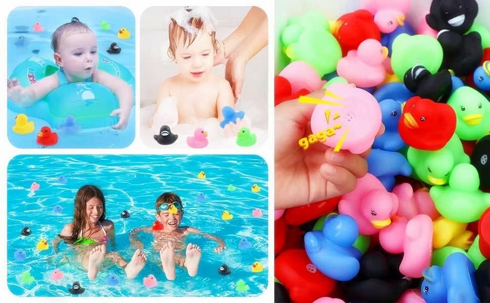 DZTIAN 31 Pcs Multicolored Mini Melange Duck(31pcs), Colour Mixture