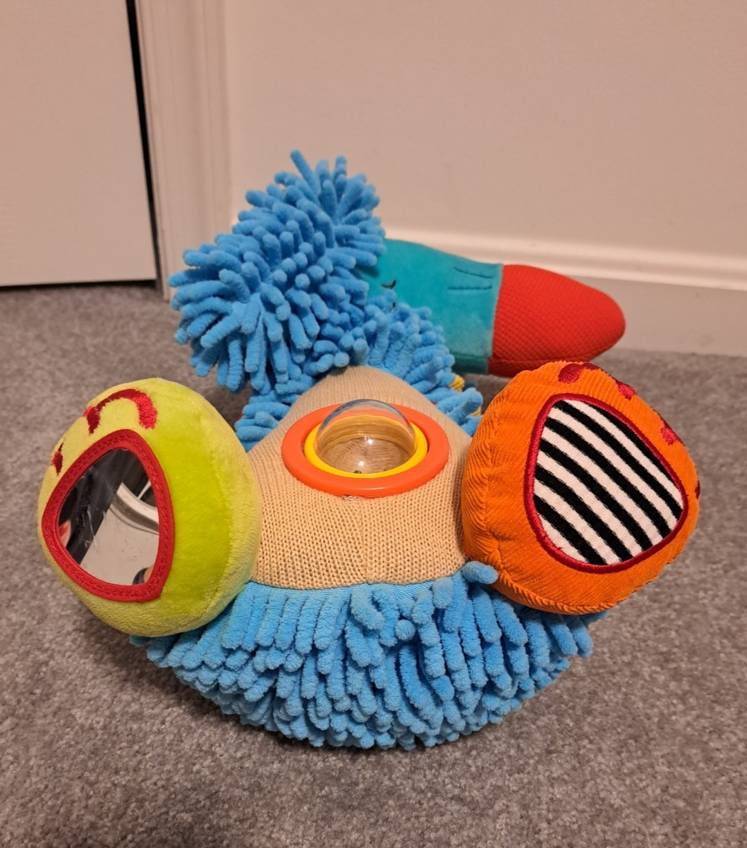 Dolce Hound Dog Interactive Stuffie activity learning sensory Baby Infant Toy