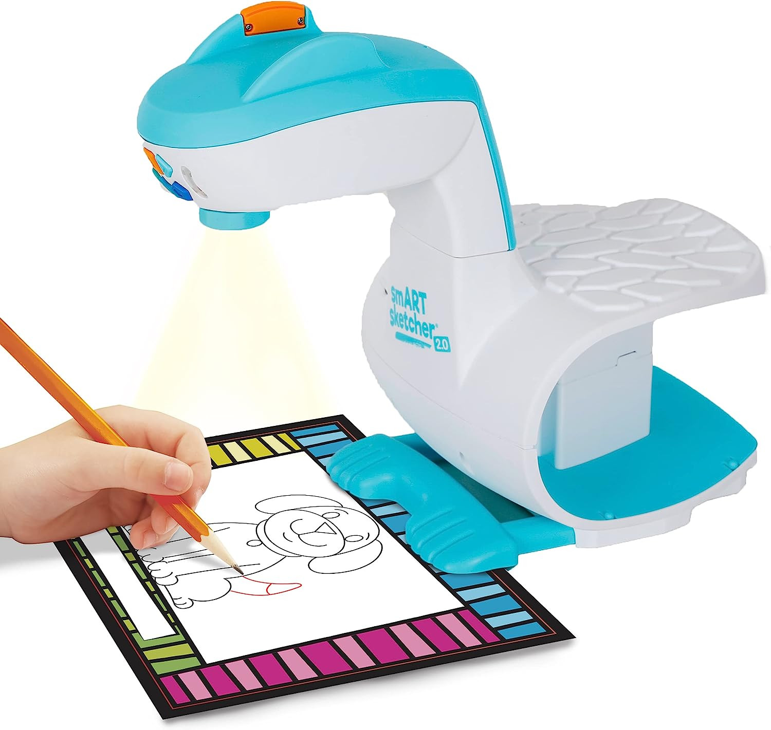 Smart Sketcher 2.0, Teal & White
