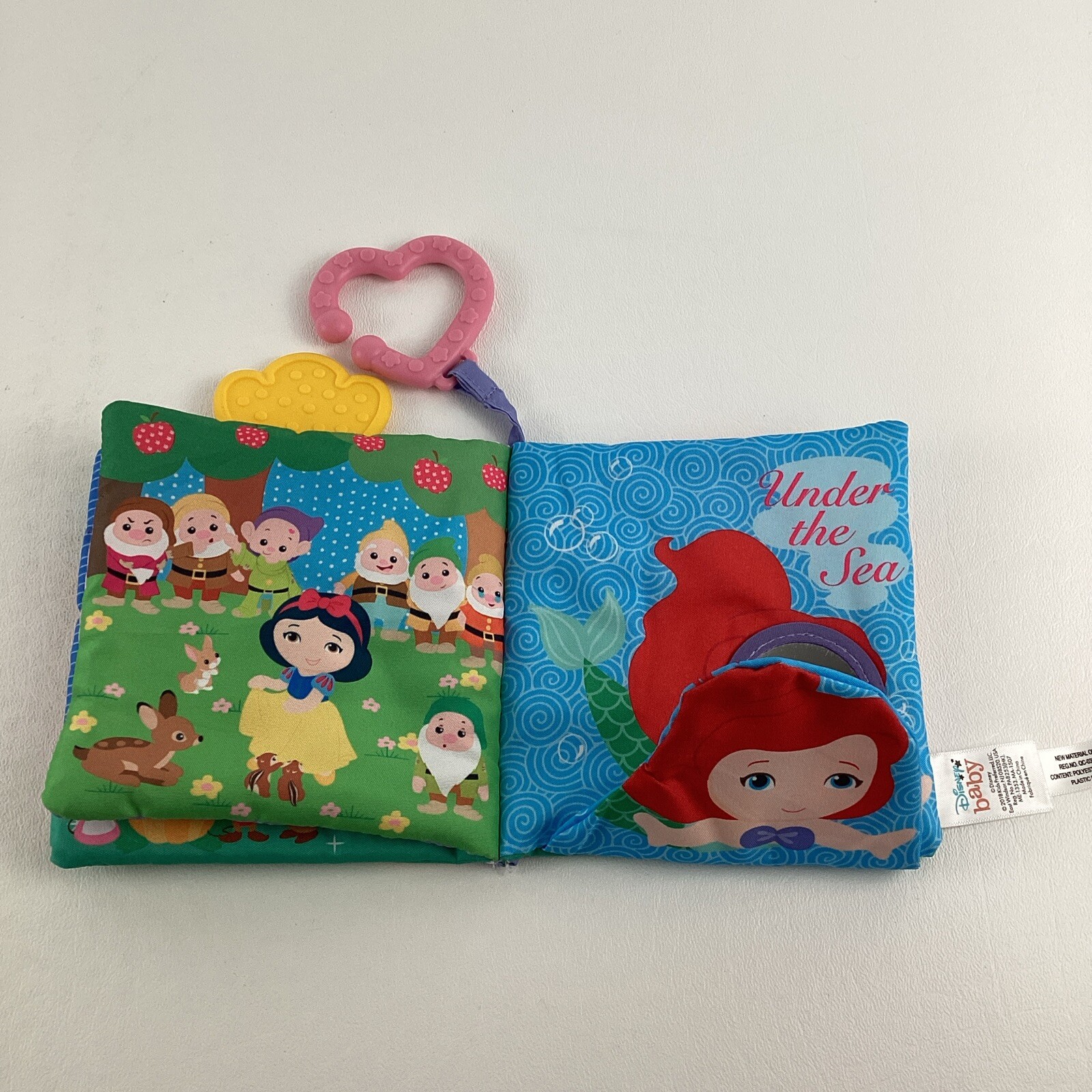 Disney Baby Princess Teether Soft Baby Activity Books Crinkle You’re My Cupcake