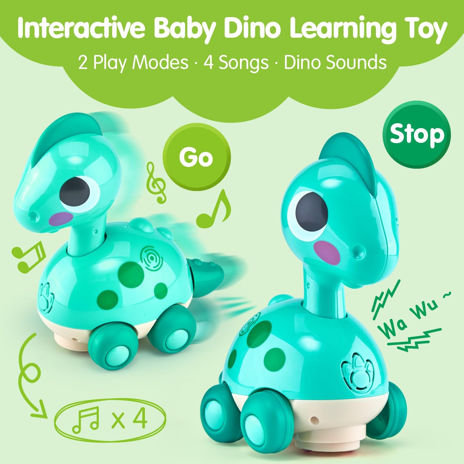 Baby Toys 12-18 Months – Touch & Go Musical Light Tummy