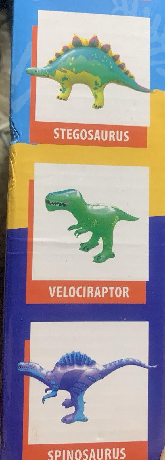 Jumbo Dinosaur Toys Set 5 Realistic Multi Color Dinosaurs for Kids Learning Fun