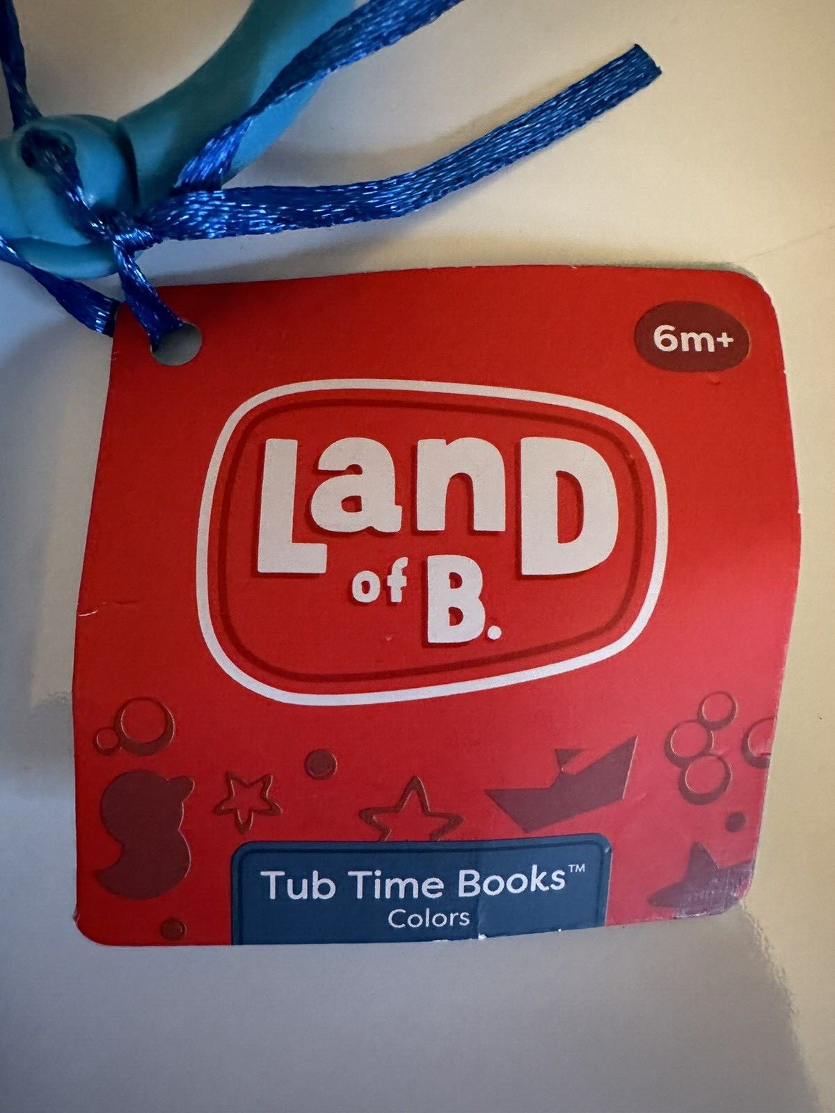 Land of B. Colors Make Bath Tub Time Fun Book Waterproof Teach Learn