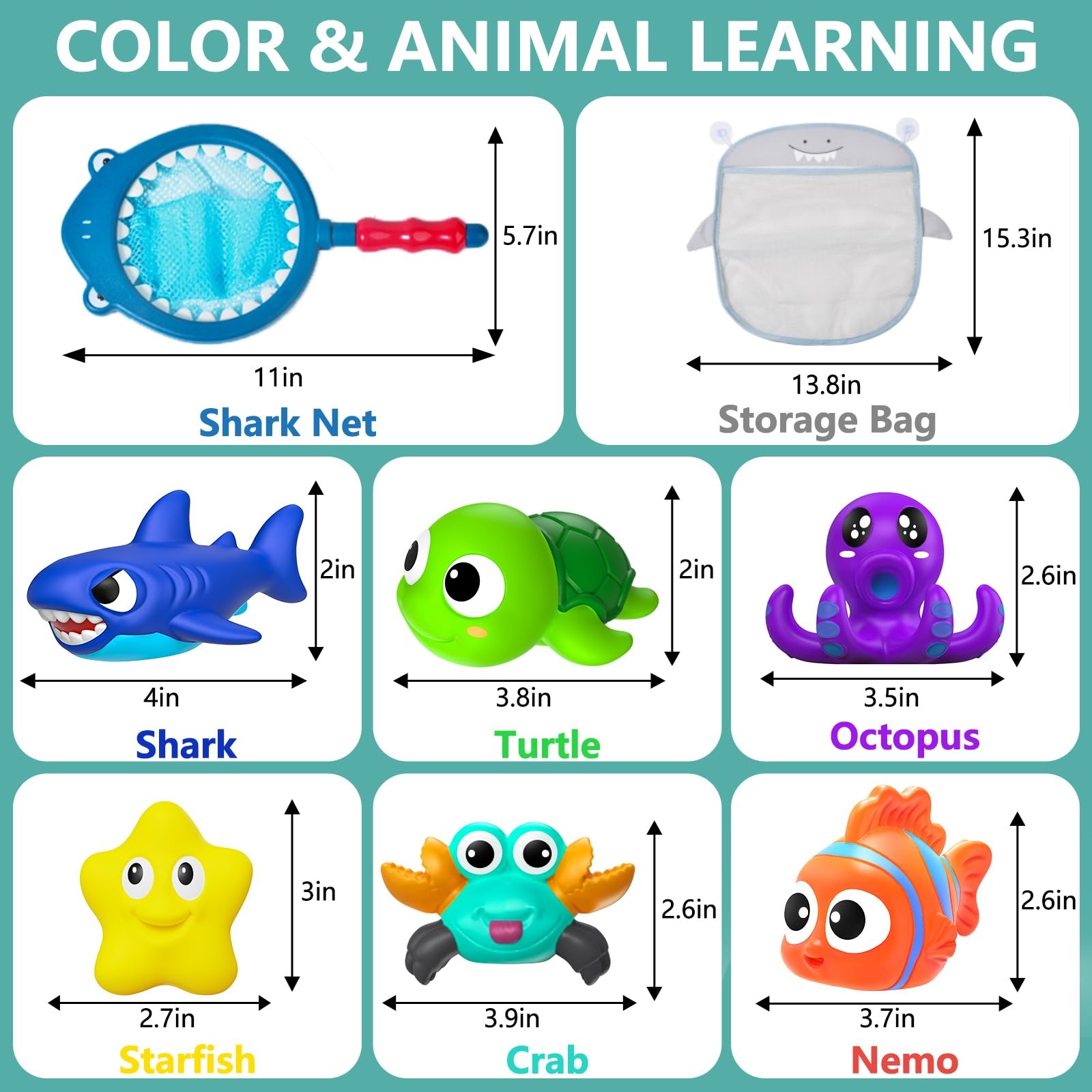 GZHFMUS No Hole Mold Free Baby Bath Toys for Kids Ages Medium, Colorful