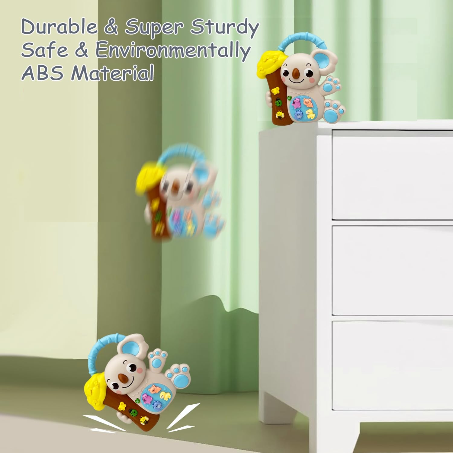 Musical Toys for 1 Year Old Boys and Girls, Baby Light Up Miniature, Koala
