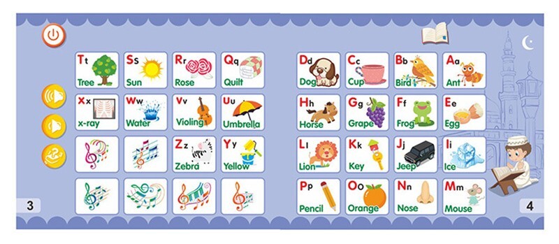 New Kids Electronic Arabic Reading Book Multifunction Learning Educational Toy