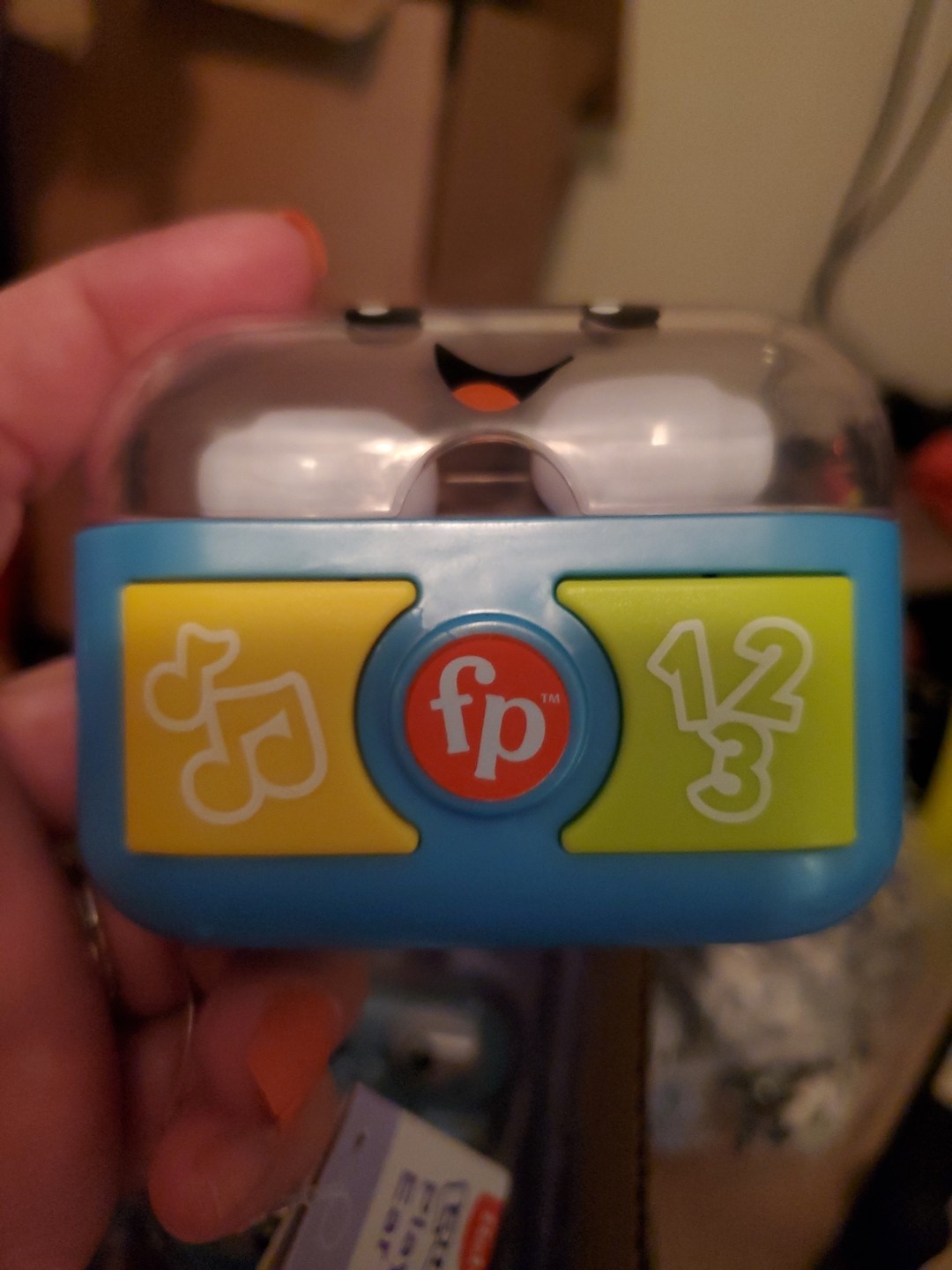 Fisher-Price Play Along Ear Buds Laugh & Learn Blue 6-36 Months