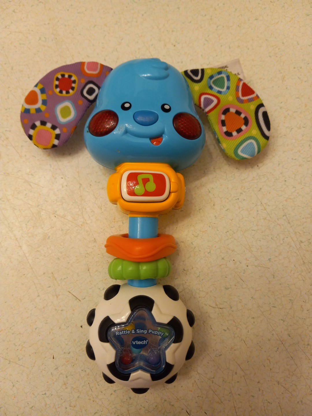 VTech Baby Rattle And Sing Puppy Dog Toy Baby Developmental Kids Learning Toy