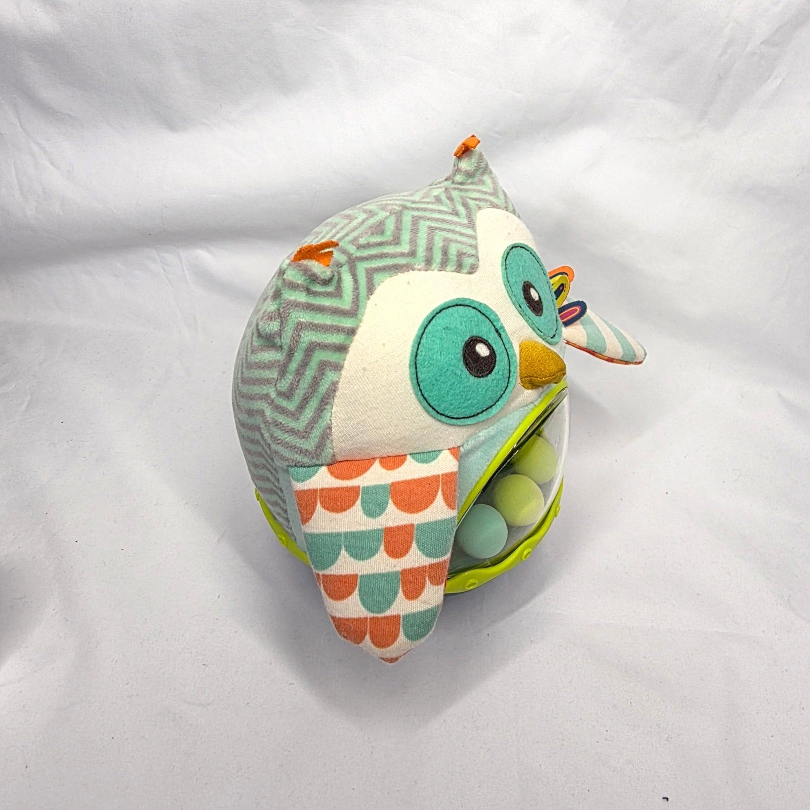 B. Toys Hooty-Hoo Wobble Toy Unisex OS Multicolor Owl Sensory Musical Rattle