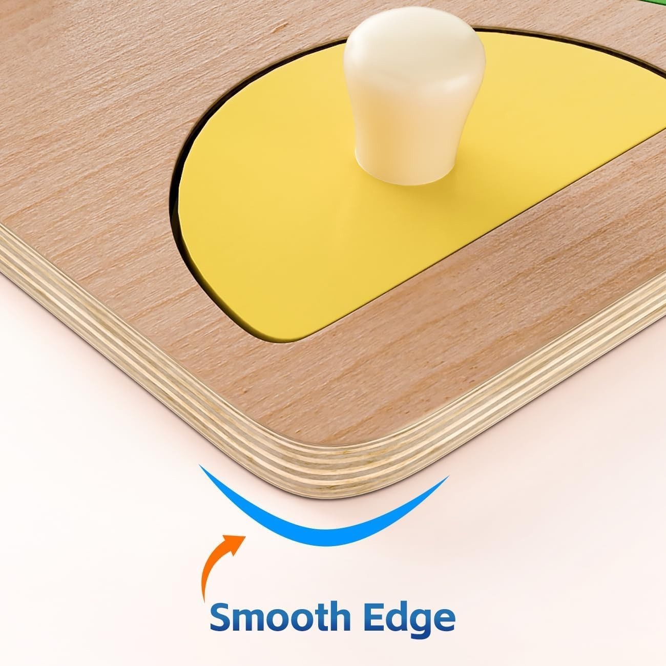 Wooden Shape Peg Puzzles for Toddlers 1 2 3 Old Boys Girls Gifts: Shape Sort…
