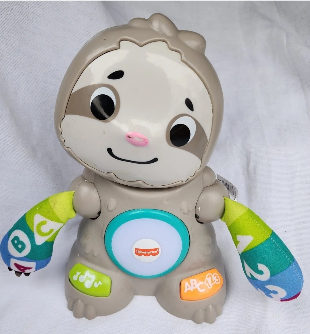 Fisher-Price Linkimals Smooth-Moving Sloth Interactive Developmental Toy
