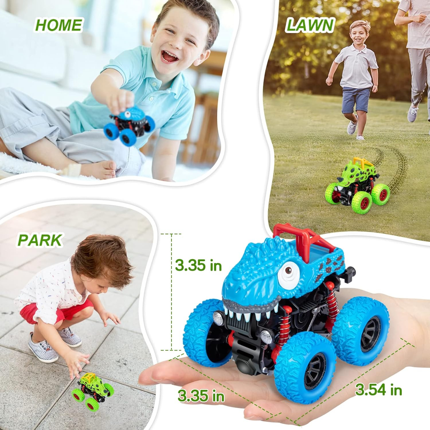 Dinosaur Toys for 2 3 4 5 Year Old Boys – Monster Truck Toys for Toddlers Boy…
